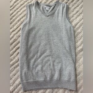 Boy’s Gray V-Neck Sweater Vest